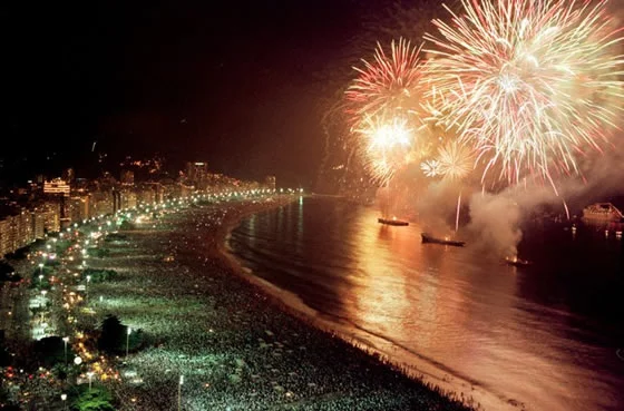 Copacabana Beach - New Year's Eve - Rio de Janeiro