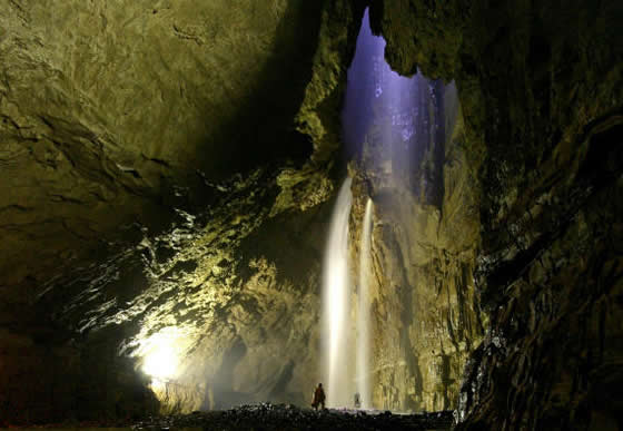 Gaping Gill Waterfall