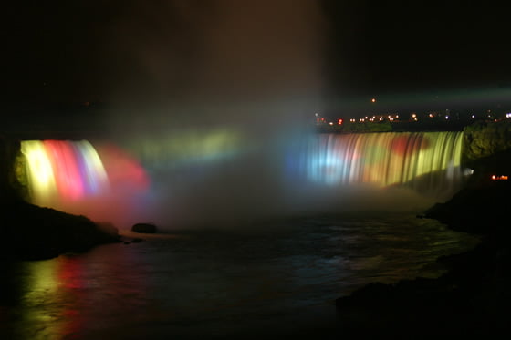 Niagara Falls at Night Niagara Falls at Night