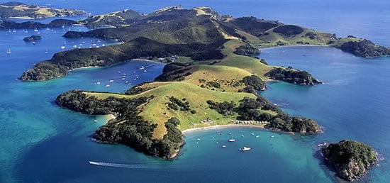 Bay of Islands - New Zealand Aerial