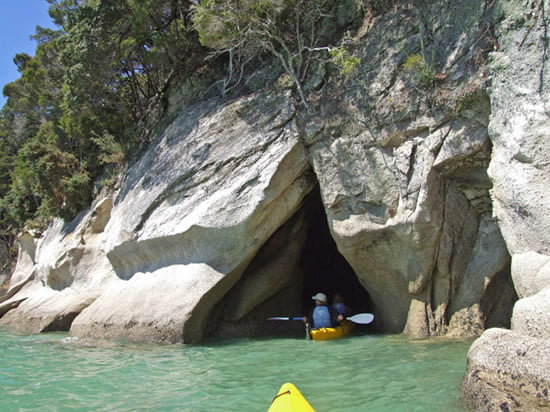 Kayaking Cave - Abel Tasman National Park