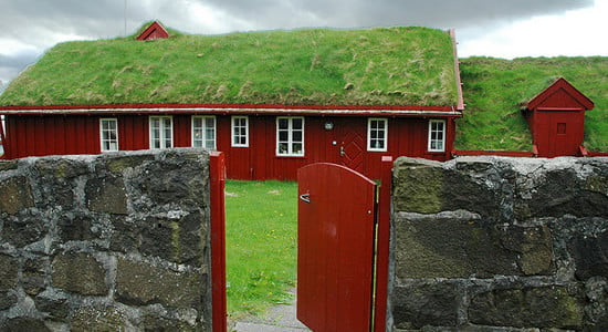 Green Roof House in Tórshavn