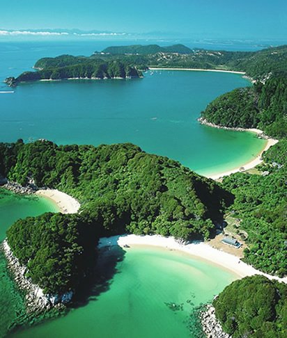 Aerial view of Frenchman and Boundary Bay – Abel Tasman