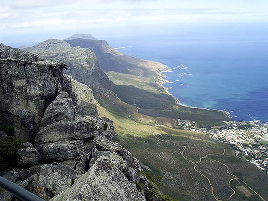 Table Mountain - South Westerly View towards the 12 Apostles