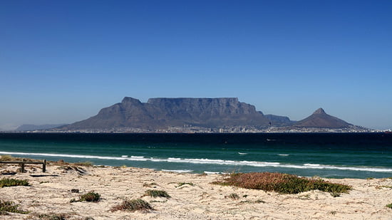 Table Mountain from Table View Beach