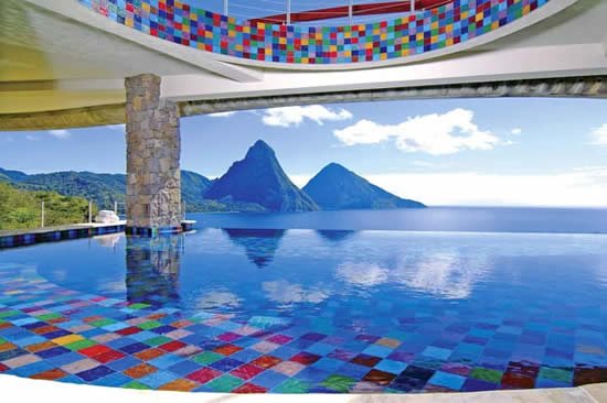 Jade Mountain Resort Infinity Pool