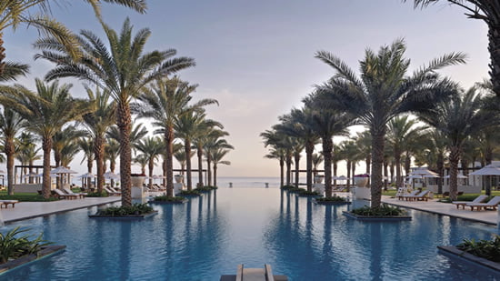 Al Bustan Palace Muscat Infinity Pool