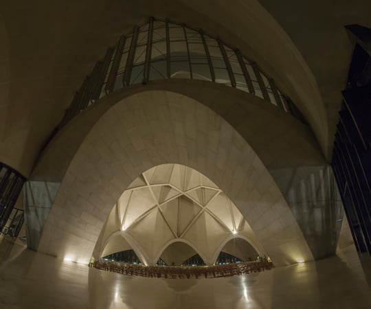 Lotus Temple Interior