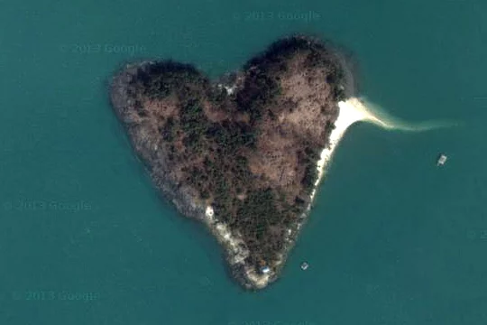 Heart-shaped Island - South Korea