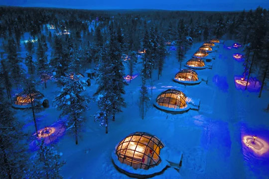 Glass Igloos - Kakslauttanen Hotel and Igloo Village