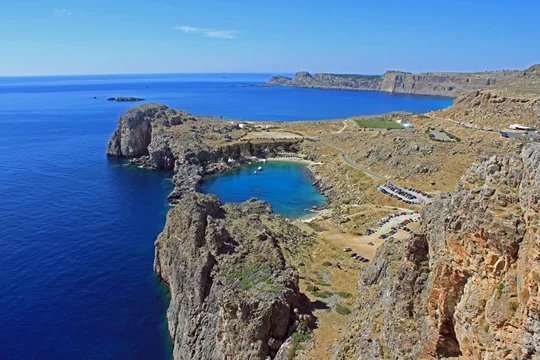 Heart Shaped Lake - Rhodes Island - Greece Heart Shaped Lake - Rhodes Island - Greece