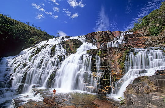 São Vicente dos Couros Waterfall - Chapada dos Veadeiros