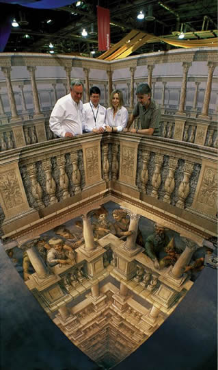 Imaginit Display - 3D Painting by Kurt Wenner 
