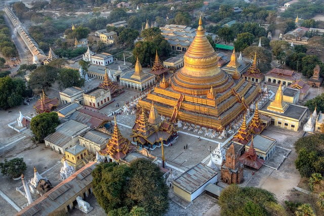 The Impressive Shwezigon Pagoda - Bagan - World Top Top