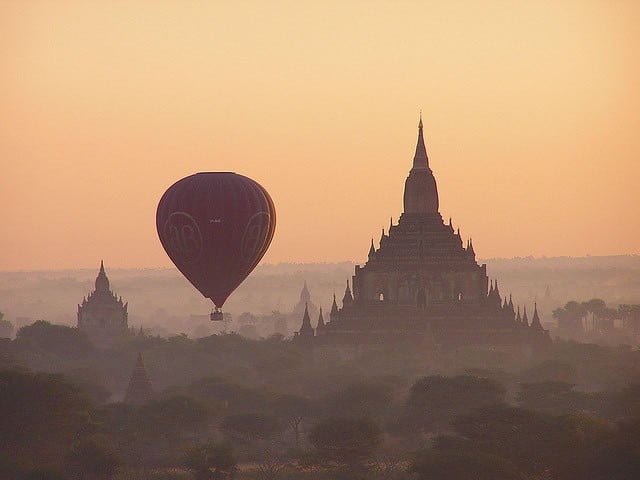 Sunrise at Bagan Plains