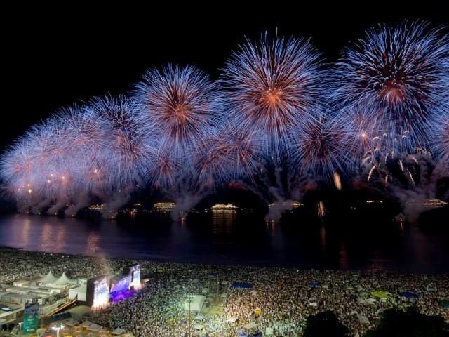 Copacabana New Year's Eve Fireworks