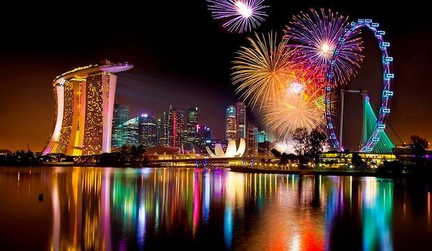 Singapore New Year's Eve Fireworks