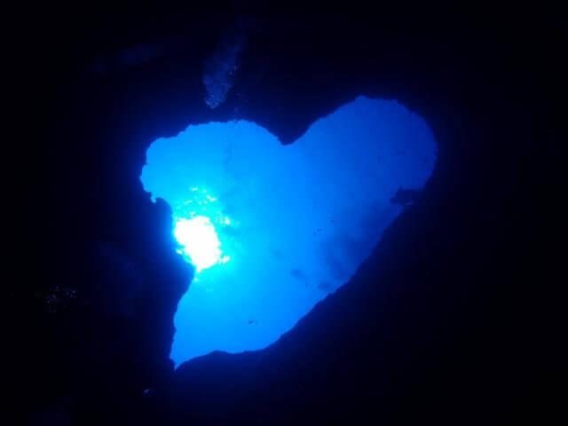 Guam's Heart Shaped Blue Hole