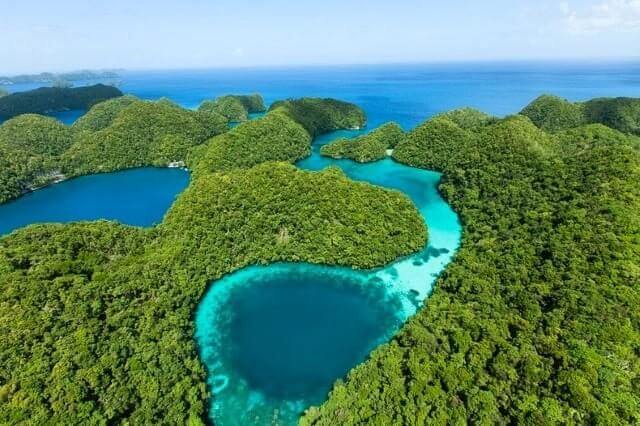 Palau Rock Islands' Blue Hole