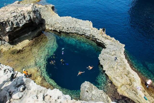 Blue Hole in Gozo - Dwejra Malta