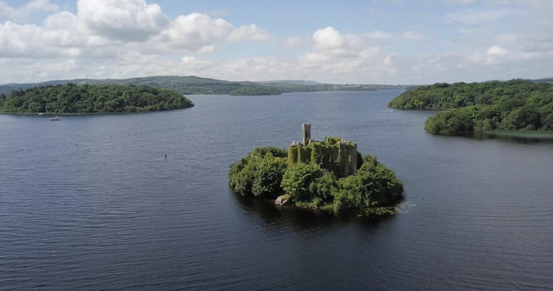 Lough Key with McDermott castle